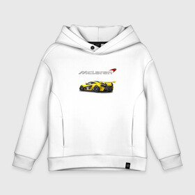 Детское худи Oversize хлопок с принтом McLaren   Motorsport   Racing Team в Тюмени, френч-терри — 70% хлопок, 30% полиэстер. Мягкий теплый начес внутри —100% хлопок | боковые карманы, эластичные манжеты и нижняя кромка, капюшон на магнитной кнопке | car | mclaren | motorsport | power | racing | team | автомобиль | автоспорт | гонка | мощь