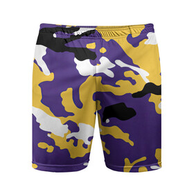 Мужские шорты спортивные с принтом Камуфляж Purple Camo в Тюмени,  |  | camo | purple | камуфляж | фиолетовый | хайп | шмот