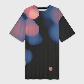 Платье-футболка 3D с принтом Мягкие капли в Тюмени,  |  | abstract | color | dye | paint | paints | texture | абстракция | брызги | колорит | краски | мягкие капли | текстура