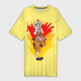 Платье-футболка 3D с принтом Взрыв Красок  Tiny Tina s в Тюмени,  |  | borderlands | bunny | dragon | girl | keep | mask | on | rocket | tina | tinas | tiny | wonderlands | взрыв | девочка | дракона | краски | красок | кролик | маленькая | маска | подземелье | тина