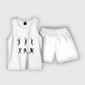 Детская пижама с шортами хлопок с принтом Life  Volleyball в Тюмени,  |  | game | sport | volley | volleyball | волейбол | волейболист | волейболистка | игра | мяч | спорт | спортсмен | тренер