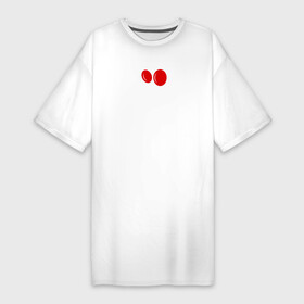 Платье-футболка хлопок с принтом Blood Donor Day в Тюмени,  |  | благотворительность | день | донор | кровь | медицина | надпись | название | тельца