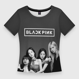 Женская футболка 3D Slim с принтом BLACKPINK. BW Divas в Тюмени,  |  | black | blackpink | chae | jennie | jisoo | kim | kpop | lalisa | lisa | manoban | park | pink | rose | young | дженни | джису | ён | ким | лалиса | лиса | манобан | пак | розэ | че