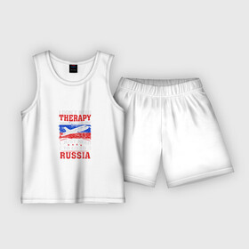 Детская пижама с шортами хлопок с принтом Need Russia в Тюмени,  |  | russia | патриот | россия | россиянин | русская | русский | самолет | страна | триколор | турист | флаг