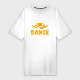 Платье-футболка хлопок с принтом Я люблю танцевать, когда начнем в Тюмени,  |  | cha cha | dance | dancer | dancing | disco | foxtrot | mambo | paso doble | rumba | salsa | samba | дискотека | ка | ковбои | пасодобль | пляска | румба | сальса | самба | сапоги | танго | танец | танцор | танцульки | танцующий | танцы | фокстрот