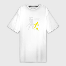 Платье-футболка хлопок с принтом Эмблема Little Nightmares 2 в Тюмени,  |  | little nightmares | игры | ужасы