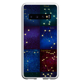 Чехол для Samsung Galaxy S10 с принтом Созвездия Северного полушария летом в Тюмени, Силикон | Область печати: задняя сторона чехла, без боковых панелей | constellations | galaxy | stars | вселенная | звезды | небо | ночное | полушарие | северное | созвездия