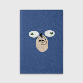 Обложка для паспорта матовая кожа с принтом Смешной Ежик в Тюмени, натуральная матовая кожа | размер 19,3 х 13,7 см; прозрачные пластиковые крепления | ежик | игры | смешные | соник | фильмы
