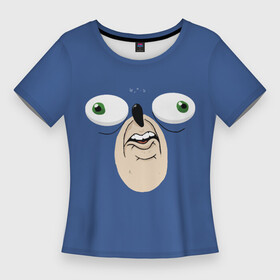 Женская футболка 3D Slim с принтом Смешной Ежик в Тюмени,  |  | ежик | игры | смешные | соник | фильмы