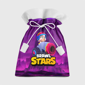 Подарочный 3D мешок с принтом BrawlStars Бонни с пушкой Bonny в Тюмени, 100% полиэстер | Размер: 29*39 см | boni | bonnie | brawl | brawl stars | brawlstars | brawl_stars | бони | бонни | бравлстарс