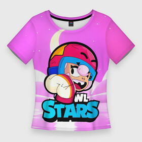 Женская футболка 3D Slim с принтом Иконка brawlstars Бонни Bonny в Тюмени,  |  | boni | bonnie | brawl | brawl stars | brawlstars | brawl_stars | бони | бонни | бравлстарс