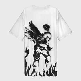 Платье-футболка 3D с принтом CS:GO  Defuse Angel Graffiti в Тюмени,  |  | Тематика изображения на принте: angel | counter strike | cs | cs:go | defuse | graffiti | кс | кс го