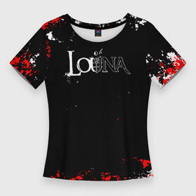 Женская футболка 3D Slim с принтом Louna Tracktor Bowling в Тюмени,  |  | louna | louna 1984 | louna band | louna official video | rock | лауна | лоуна | луна | лусинэ геворкян | музыка | наше радио | рок | русский рок
