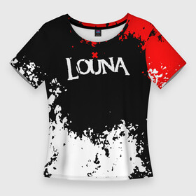 Женская футболка 3D Slim с принтом louna band в Тюмени,  |  | louna | louna 1984 | louna band | louna official video | rock | лауна | лоуна | луна | лусинэ геворкян | музыка | наше радио | рок | русский рок