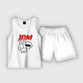 Детская пижама с шортами хлопок с принтом JDM  Japan  Racer в Тюмени,  |  | japan | jaw | jdm | racer | style | teeth | гонщик | зубы | пасть | стиль | япония