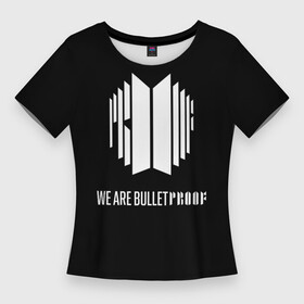 Женская футболка 3D Slim с принтом BTS WE ARE BULLETPROOF  БТС  мы пуленепробиваемые в Тюмени,  |  | album | proof | бтс | ви | джин | камбек | намджун | новый альбом | пруф | рм | тэхен | хоби | хосок | чимин | чонгук | шуга | юнги