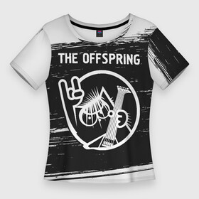 Женская футболка 3D Slim с принтом The Offspring  КОТ  Краска в Тюмени,  |  | band | metal | offspring | rock | the | the offspring | группа | кот | краска | оффспринг | рок