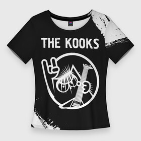 Женская футболка 3D Slim с принтом The Kooks  КОТ  Краска в Тюмени,  |  | band | kooks | metal | rock | the | the kooks | группа | кот | краска | кукс | рок