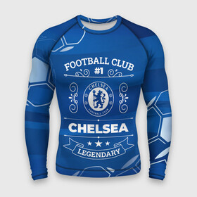 Мужской рашгард 3D с принтом Chelsea FC 1 в Тюмени,  |  | chelsea | club | football | logo | paint | брызги | клуб | краска | лого | мяч | символ | спорт | футбол | футболист | футболисты | футбольный | челси