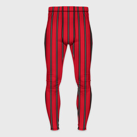 Мужские тайтсы 3D с принтом Красно черный узор в полоску в Тюмени,  |  | red striped | striped pattern | красный и черный | полоска | ретро