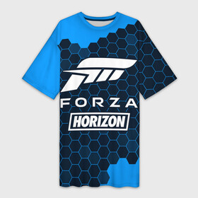 Платье-футболка 3D с принтом FORZA HORIZON  Графика  FS в Тюмени,  |  | forza | game | games | horizon | logo | motorsport | racing | авто | гонки | игра | игры | лого | логотип | логотипы | мото | моторспорт | символ | символы | соты | форза | хорайзен