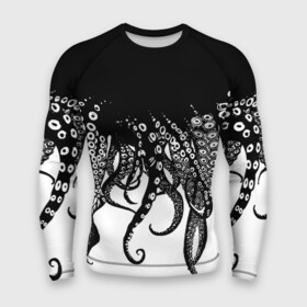 Мужской рашгард 3D с принтом В щупальцах осьминога в Тюмени,  |  | octopus | асьменог | асьминог | в щупальцах осьминога | животное | морские животные | октопус | осьминог | подводный мир | щупальца | щупальцы