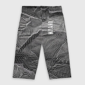 Велосипедки 3D с принтом Мятая сетчатая ткань  Crumpled Mesh Fabric в Тюмени,  |  | abstraction | fashion | grid | italy | milano | pattern | texture | абстракция | италия | милан | мода | сетка | текстура | узор