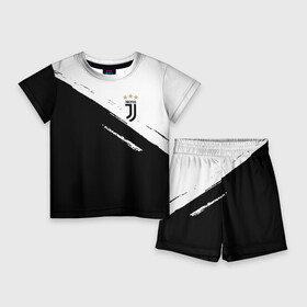 Детский костюм с шортами 3D с принтом juventus  маленькое лого в Тюмени,  |  | dtynec | juventus | клуб | лого | логотип | логотипы | огмутегы | роналдо | сборная | символ | символы | сп | форма | футбол | футбольная | футбольные | футбольный | ювентус