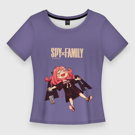 Женская футболка 3D Slim с принтом Spy x Family  Anya Forger в Тюмени,  |  | family | forger | loid | spy | spy x family | twilight | аня | йор | красавица | лойд | манга | семья | семья шпиона | спящая | сумрак | супайфамири | форджер | шпион