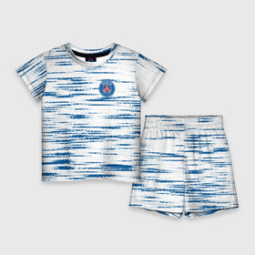 Детский костюм с шортами 3D с принтом psg  маленькое лого в Тюмени,  |  | club | football | germain | l | paris | psg | saint | жермен | клуб | лого | пари | псж | сен | символ | спорт | форма | футбол | футболист | футболисты | футбольный