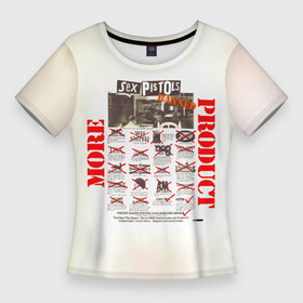 Женская футболка 3D Slim с принтом More Product  Sex Pistols в Тюмени,  |  | Тематика изображения на принте: группа | джонни роттен | музыка | панк | панк рок | панк рок группа | рок | рок группа