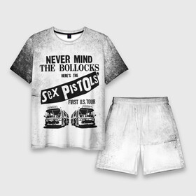 Мужской костюм с шортами 3D с принтом Never Mind the Bollocks, Heres the Sex Pistols First Tour в Тюмени,  |  | группа | джонни роттен | музыка | панк | панк рок | панк рок группа | рок | рок группа