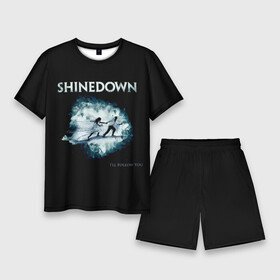 Мужской костюм с шортами 3D с принтом Shinedown  I ll Follow You в Тюмени,  |  | Тематика изображения на принте: brent smith | ill follow you | shinedown | брент смит | группа | музыка | рок | рок группа