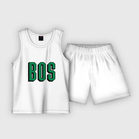Детская пижама с шортами хлопок с принтом BOS  Boston в Тюмени,  |  | basketball | game | nba | sport | баскетбол | баскетболист | бостон | игра | мяч | нба | спорт | спортсмен