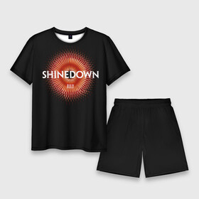 Мужской костюм с шортами 3D с принтом Shinedown  Bully в Тюмени,  |  | brent smith | shinedown | брент смит | группа | музыка | рок | рок группа