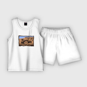 Детская пижама с шортами хлопок с принтом JEEP  ДЖИП в Тюмени,  |  | jeep | авто | автомобиль | джип | путешествие