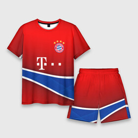 Мужской костюм с шортами 3D с принтом bayern munchen  sport в Тюмени,  |  | bayern | bayern munchen | fc bayern | football | football club | sport | бавария | спорт | футбол | футбольный клуб