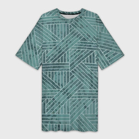 Платье-футболка 3D с принтом Геометрический минималистический паттерн в Тюмени,  |  | abstraction | geonetry | minimalism | pattern | абстракция | геометрия | минимализм | паттерн
