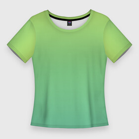 Женская футболка 3D Slim с принтом Shades of Green  GRADIENT в Тюмени,  |  | абстракция | амбре | без дизайна | градиент | градиент и ничего лишнего | градиенты | зеленая | зеленое | зеленый | летний зеленый цвет | на весну | на каждый день | на лето | оттенки зеленого