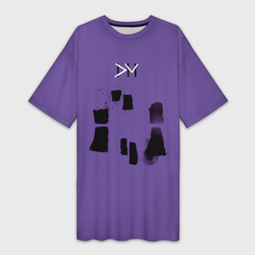 Платье-футболка 3D с принтом DM IMPRINT в Тюмени,  |  | 80 е | 90 е | depeche | группа | музыка | наслаждайся тишиной | новая волна | поп | ретро | синтезатор | черный | электроника
