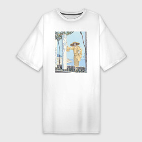 Платье-футболка хлопок с принтом Amalfi. Robe, de Worth (Вид на море) в Тюмени,  |  | абстракция | винтаж | девушка | искусство | картина | классика | любовь | минимализм | отдых | природа | цветы | экспрессионизм