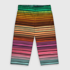 Велосипедки 3D с принтом Multicolored thin stripes Разноцветные полосы в Тюмени,  |  | multicolored | striped pattern | thin stripes | линии | полосатый узор | разноцветные полосы | разноцветный