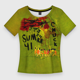 Женская футболка 3D Slim с принтом Chuck  Sum 41 в Тюмени,  |  | deryck whibley | sum 41 | группа | дерик уибли | музыка | панк | панк рок | песни | рок | рок группа | сам 41 | сам фоти уан | сам фоти уансам | сам41 | сум 41 | сум41