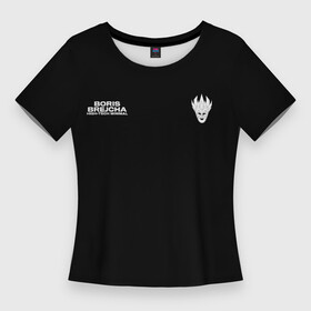 Женская футболка 3D Slim с принтом c логотипом Boris Brejcha в Тюмени,  |  | boris brecha | boris brejcha | brecha | brejcha | dj | борис брежша | борис брейча | борис брейша | борис бреча | брежча | брейча | брейша | бреча | музыка | техно