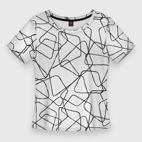 Женская футболка 3D Slim с принтом Трапеции На Белом Фоне в Тюмени,  |  | abstraction | figure | geometry | isometric | pattern | shape | trapezoid | абстракция | геометрия | изометрический | трапеция | узор | фигура | форма
