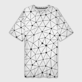 Платье-футболка 3D с принтом Географический Полигон в Тюмени,  |  | abstraction | figure | geometry | isometric | pattern | shape | trapezoid | абстракция | география | геометрия | изометрический | полигон | трапеция | узор | фигура | форма