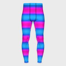 Мужские тайтсы 3D с принтом striped pattern яркий неоновый полосатый узор в Тюмени,  |  | neon | striped pattern | горизонтальные полосы | полосатый узор | розовые полосы | синие полосы