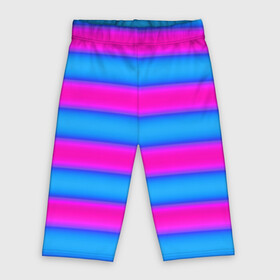 Велосипедки 3D с принтом striped pattern яркий неоновый полосатый узор в Тюмени,  |  | neon | striped pattern | горизонтальные полосы | полосатый узор | розовые полосы | синие полосы