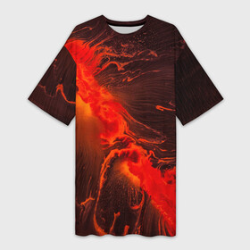 Платье-футболка 3D с принтом Красный огненный след в Тюмени,  |  | Тематика изображения на принте: ад | апокалипсис | вселенная | вспышка | галактика | космос | красный | мрак | ночь | огонь | пламя | полоса | след | темнота | туманность | ужас | хоррор | черная дыра