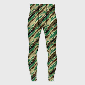 Мужские тайтсы 3D с принтом Абстрактный узор камуфляжной расцветки в Тюмени,  |  | abstract | beige | black | camouflage | diagonal | green | hakki | lines | military | pattern | striped | stripes | swamp | абстрактный | бежевый | болотный | военный | диагональ | зеленый | камуфляжный | линии | маскировочный | полосатый | полосы